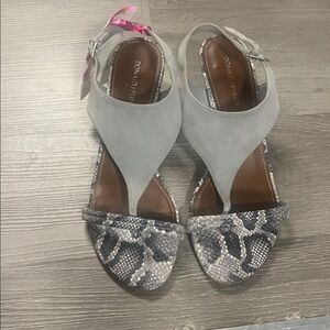 Donald J. Pliner Snakeskin Patterned Heels